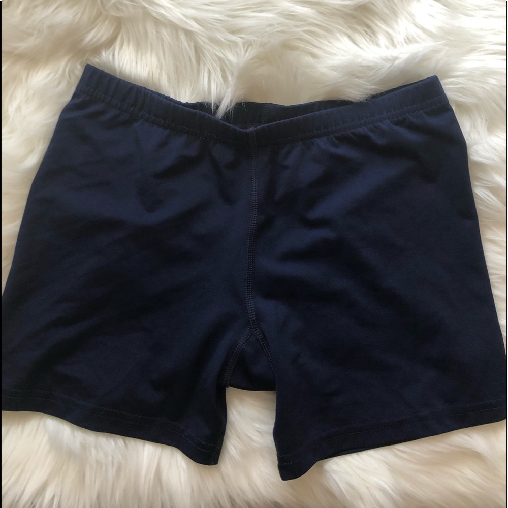 Navy Spandex Shorts